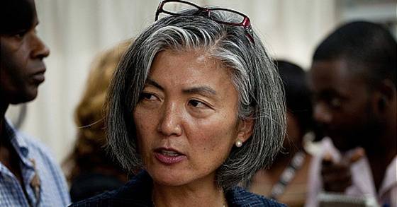 21일 사상 첫 여성 외교부장관에 임명된 강경화 후보자. [뉴시스]