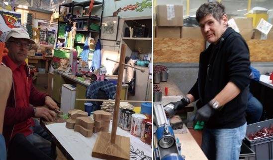 독일의 발달장애인 시설과 작업장.[박인용 제공]