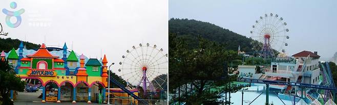 태종대 자유랜드의 입구와 전경 /한국관광공사, 조선DB