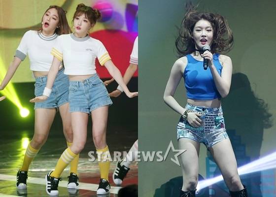 걸그룹 아이오아이 활동 다시 청하(김청하)의 모습 /사진=김휘선 기자