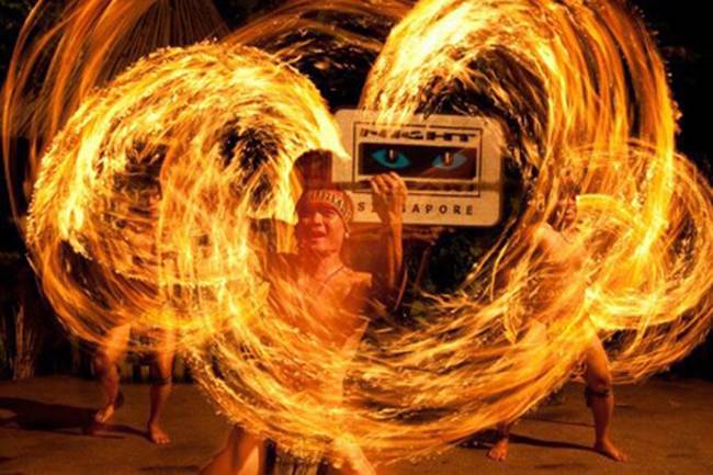 그녀가 쥐불놀이(?)같다는 불쇼 /사진= 홈페이지