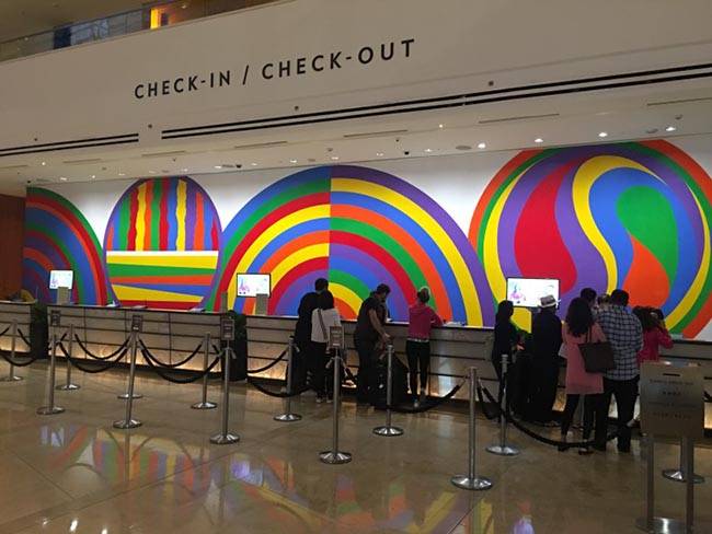 마리나베이샌즈 호텔 체크인 프런트