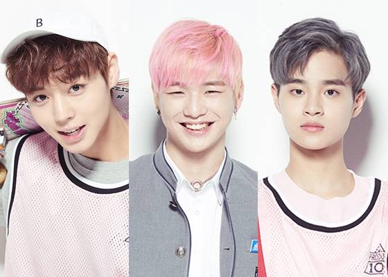 박지훈, 강다니엘, 이대휘(사진 왼쪽부터)/사진제공=엠넷