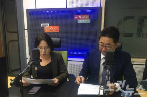 CBS 김현정의 뉴스쇼 '라디오 재판정' 노영희 변호사(왼), 백성문 변호사(오)