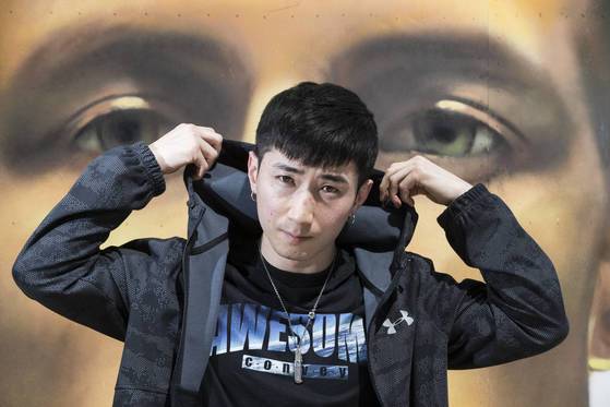 미국에서부터 화제가 된 그래피티 작가 심찬양. [권혁재 사진전문기자]