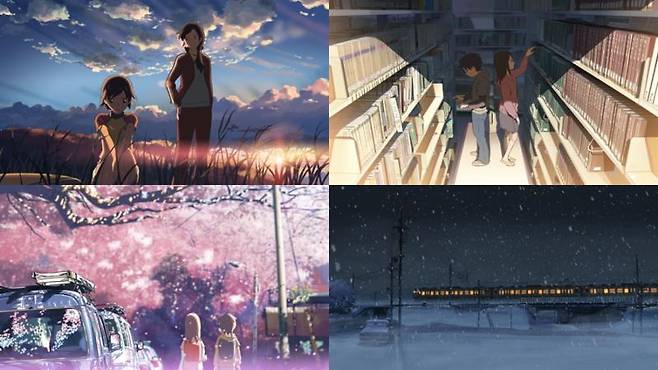 신카이 마코토 감독의 애니메이션 ‘초속 5센티미터’가 우리말 버전으로 재개봉 된다. 에이원엔터테인먼트 제공