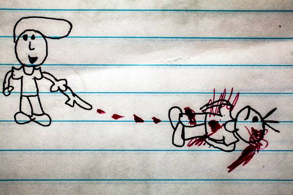 과테말라 아이들이 그린 그림. 플라사푸블리카