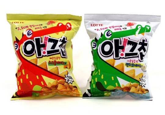 '아!그칩' 제품 이미지. ⓒ롯데제과