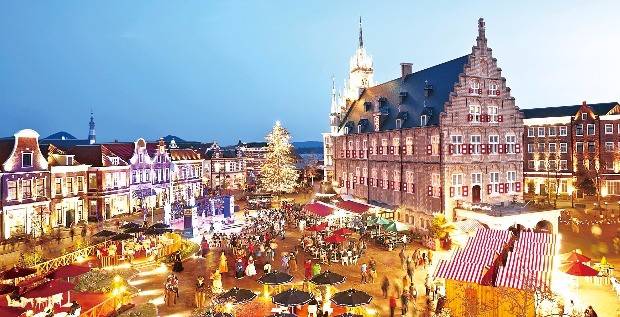 중세 네덜란드 도시를 재현해 아시아의 작은 유럽으로 불리는 일본 규슈 나가사키현 하우스텐보스. 여행박사 제공