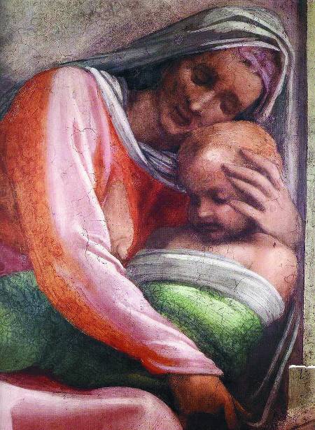 ③아들 오벳(오른쪽)을 안고 있는 룻. 보아스와 룻 사이에 태어난 오벳은 다윗의 할아버지가 된다. Web Gallery of Art·National Gallery of Art 제공