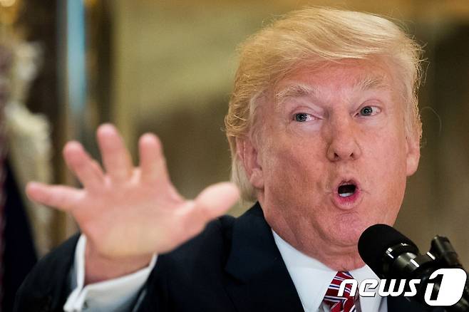 도널드 트럼프 미국 대통령. © AFP=뉴스1