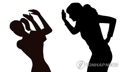 폭행 일러스트. [연합뉴스 자료]