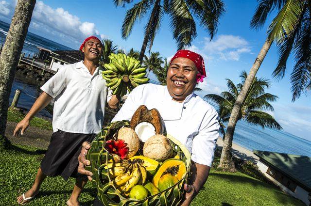 밝은 표정의 사모인들. 사모아관광청 제공