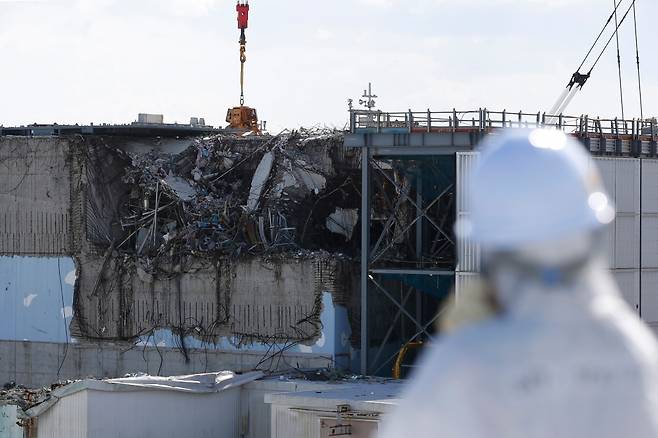 지난해 2월 촬영된 일본 도쿄전력의 후쿠시마 제1원자력발전소. /AFPBBNews=뉴스1