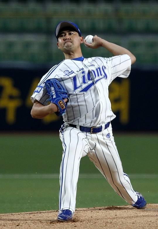 장원삼의 아쉬웠던 실투 1개! ⓒ삼성 라이온즈