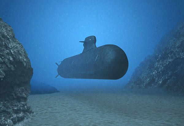 이 스텔스 잠수함은 45일간 수면에 부상하지 않고 잠항할 수 있으며 200미터 해저에서 18일동안 꼼짝않고 잠수해 있을 수 있다. 사진=사브