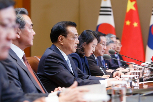 리커창 중국 총리 (사진=청와대 제공)