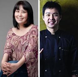 강지영(세계음식문화연구가·왼쪽)·정신우(플레이트 키친 스튜디오)
