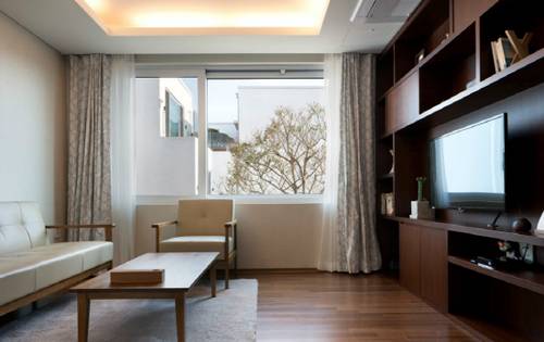 스페이스 닷투 내 게스트하우스 내부 전경. 야외 공간과 내부 온돌방 등도 모두 클라이언트위원회의 논의를 거쳐 마련됐다. /사진제공=아이아크