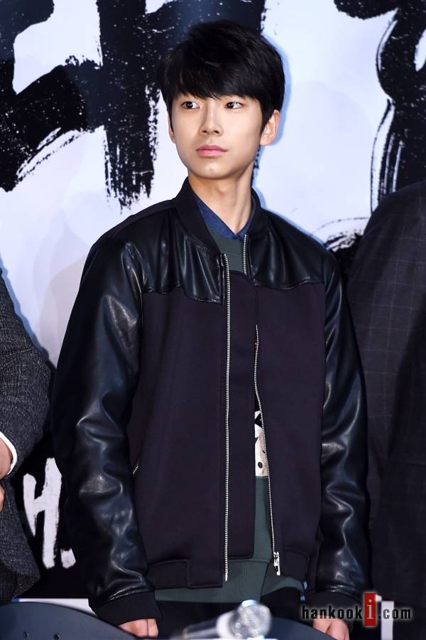 영화 '대호' 언론시사회에 참석한 성유빈. 사진=이규연 기자 fit@hankooki.com