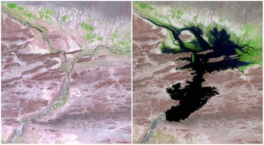 8. 다슈트 강(파키스탄). 1999년 8월 - 2011년 6월