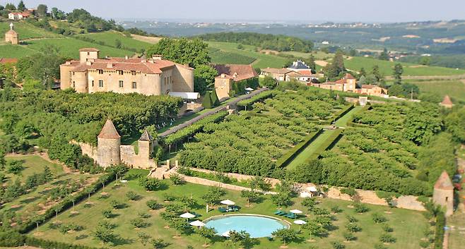 포도밭과 함께하는 바뇰.