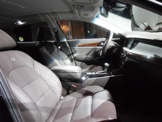 앞좌석 시트 모습/류호 기자