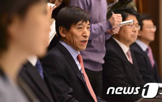 이주열 한국은행 총재. 2016.1.27/뉴스1 © News1 신웅수 기자