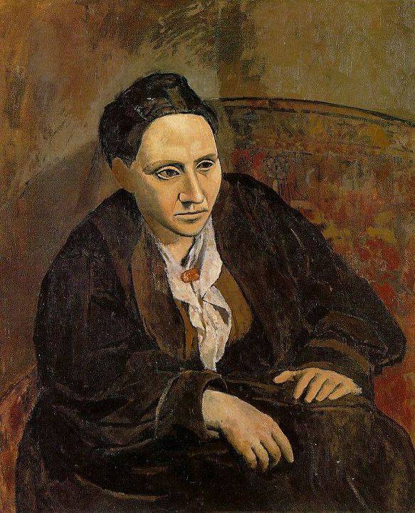 피카소가 그린 스타인 초상화