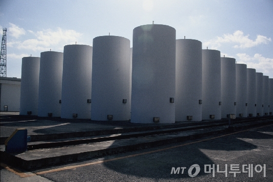 사용 후 핵연료 건식저장소 캐니스터/사진제공=한국수력원자력