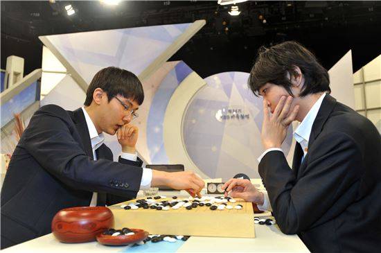 박정환 9단과 이세돌 9단이 응씨배 결승 진출을 다툰다. / 사진=한국기원 제공