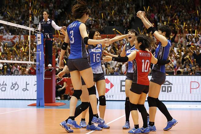 ▲ 일본 여자 배구 대표팀 ⓒ FIVB