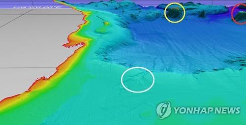 규모 5.0 울산 앞바다 해저지형 = 국립해영조사원 제공
