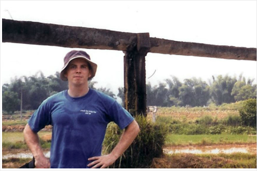 중국 윈난성을 여행하던 중 실종된 미국인 대학생 데이비드 스네든 씨(사진=VOA)