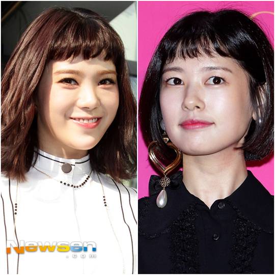 ‘사랑이 헤어스타일이 대세?’ 리지-정소민 ‘짧게 자른 앞머리’