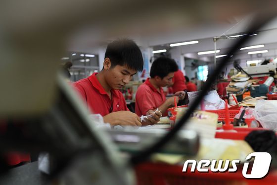 중국의 한 공장. © AFP=뉴스1