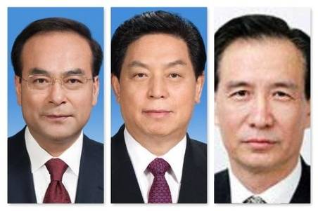 홍콩 시사주간지 아주주간은 내년 중국 정치국 상무위원으로 선출될 유력한 후보로 왕후닝(윗줄 왼쪽부터) 왕양 후춘화 쑨정차이(아랫줄 왼쪽부터) 리잔수 등을 꼽았다. 일각에선 류허(아랫줄 맨 오른쪽)의 발탁도 점친다./바이두