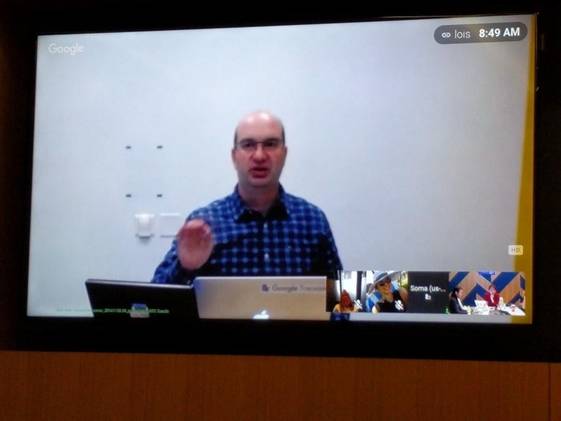 버락 투로프스키(Barak Turovsky) 구글 번역 프로덕트 매니지먼트 총괄이 지난 4일 서울 역삼동 구글코리아에서 조선비즈와 화상 인터뷰를 하고 있다. /구글코리아 제공