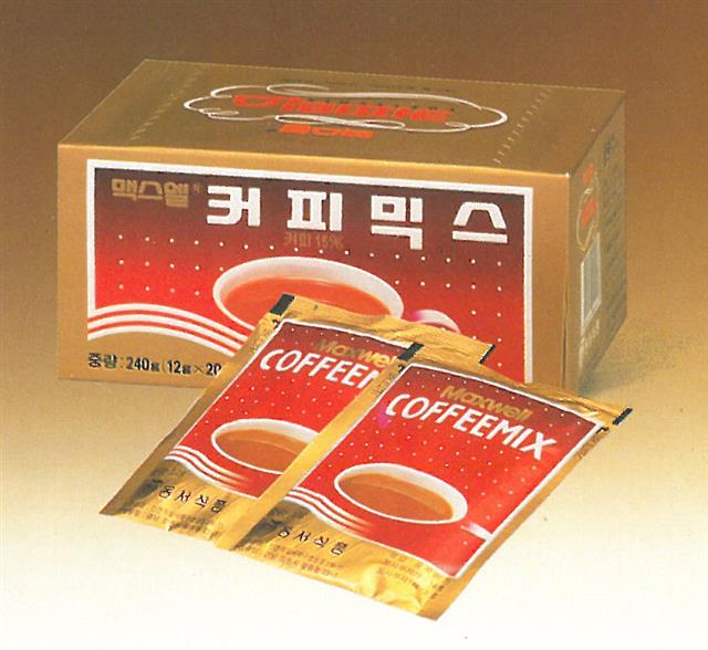 커피의 추억 - 우리나라에서 세계 최초로 1976년에 개발된 동서식품의 커피믹스.동서식품 제공