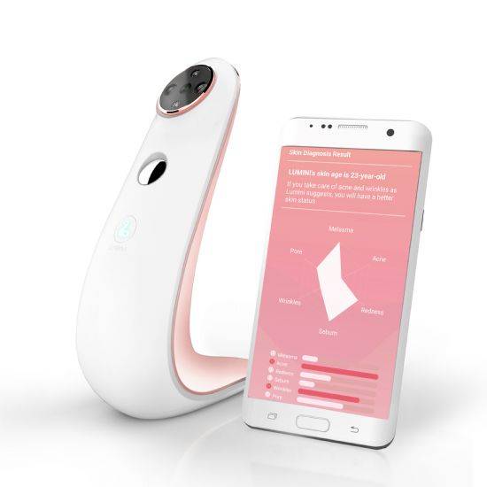 피부 속 문제점을 미리 알려주는 휴대용 측정 기기 '루미니' (사진=삼성전자)