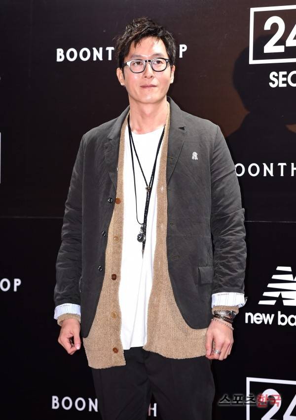 '2017 뉴발란스 247 런칭 파티'에 참석한 김주혁. 사진=이혜영 기자 lhy@hankooki.com