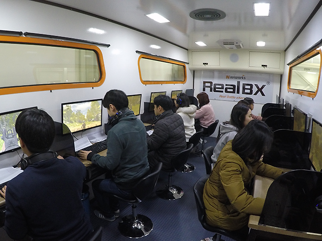 네비웍스의 전술 훈련 시뮬레이션 소프트웨어