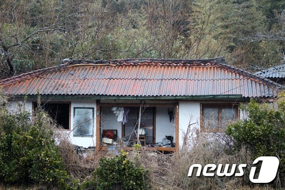 방치된 빈집.(보성군 제공)/뉴스1 © News1 지정운 기자