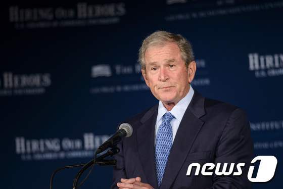 조지 W. 부시 전 미국 대통령. © AFP=뉴스1