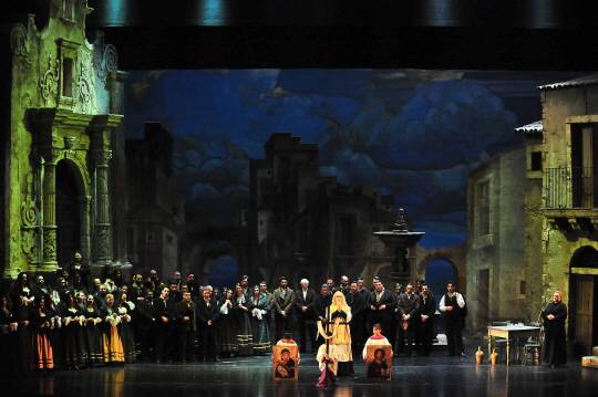 오페라 ‘까발레리아 루스티카나’ 한 장면/사진=솔오페라단