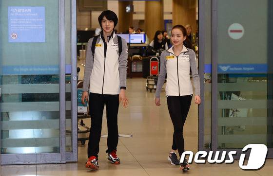 '한국 피겨의 미래' 차준환(오른쪽)과 임은수./뉴스1 DB © News1 최현규 기자