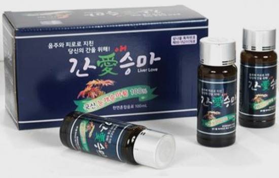 경상북도 산림자원개발원이 개발한 건강음료인 간애승마