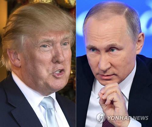 도널드 트럼프 미국 대통령(왼쪽)과 블라디미르 푸틴 러시아 대통령 [연합뉴스 자료사진]