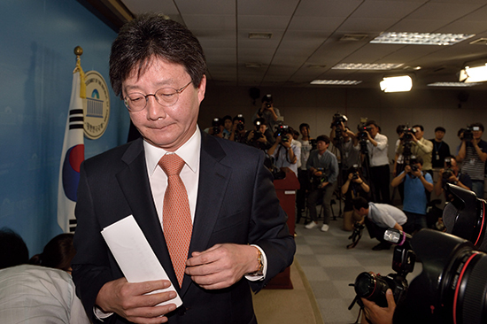 ⓒ시사IN 이명익 2015년 7월8일 유승민 의원이 원내대표직을 사퇴했다.