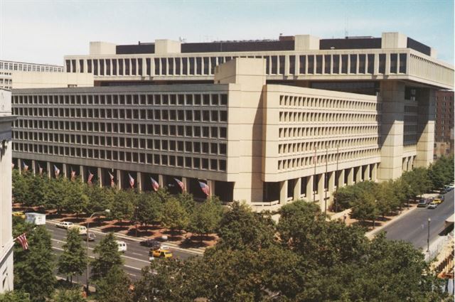 미국 워싱턴DC FBI 본부 건물.   자료:FBI